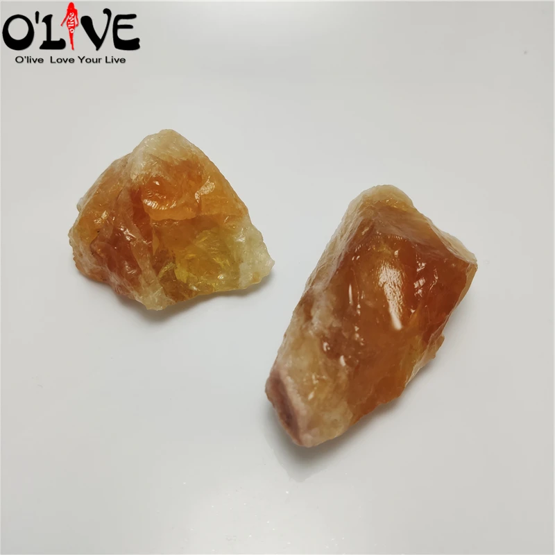 Натуральные бразильские цитриновые камни 50 г необработанный драгоценный камень