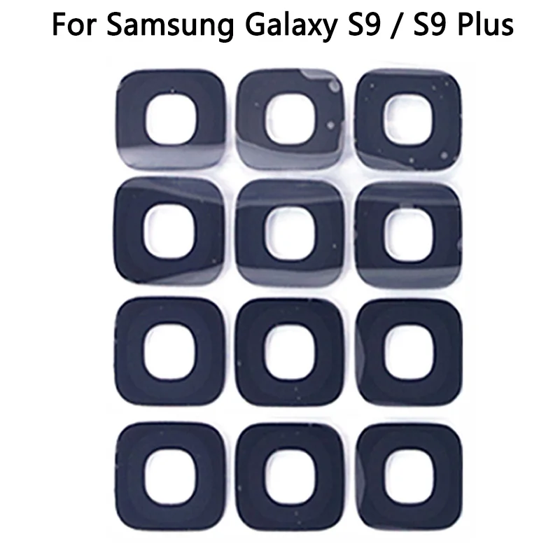 10 шт./лот задний тыловой объектив камеры стеклянная крышка кольцо с клейкой