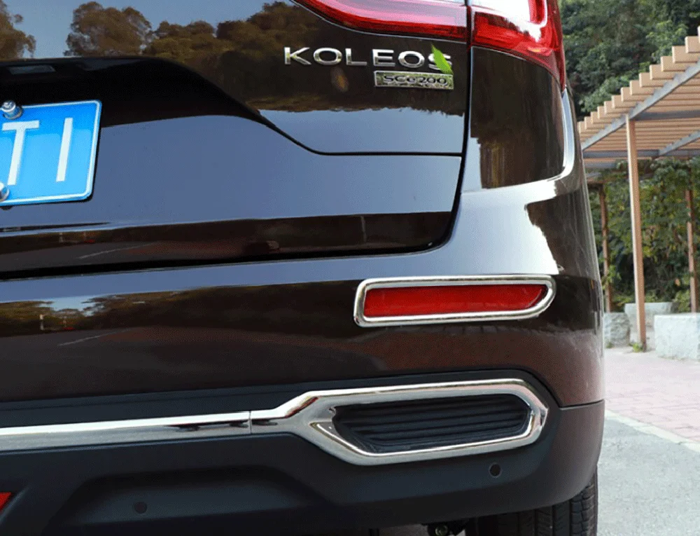 Для Renault Koleos 2017 2018 2019 накладки на заднюю противотуманную фару автомобиля накладка