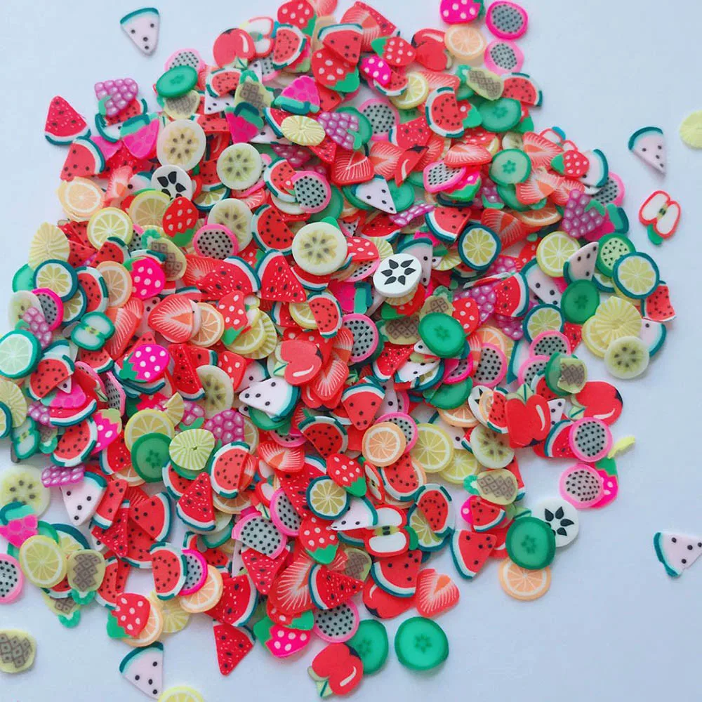 

Fruit Slices SoftScented Stress Relief Toy Sludge Toys For Slime Toys Polymer Clay Magic Sand Putty Soft clay Slime Accessories