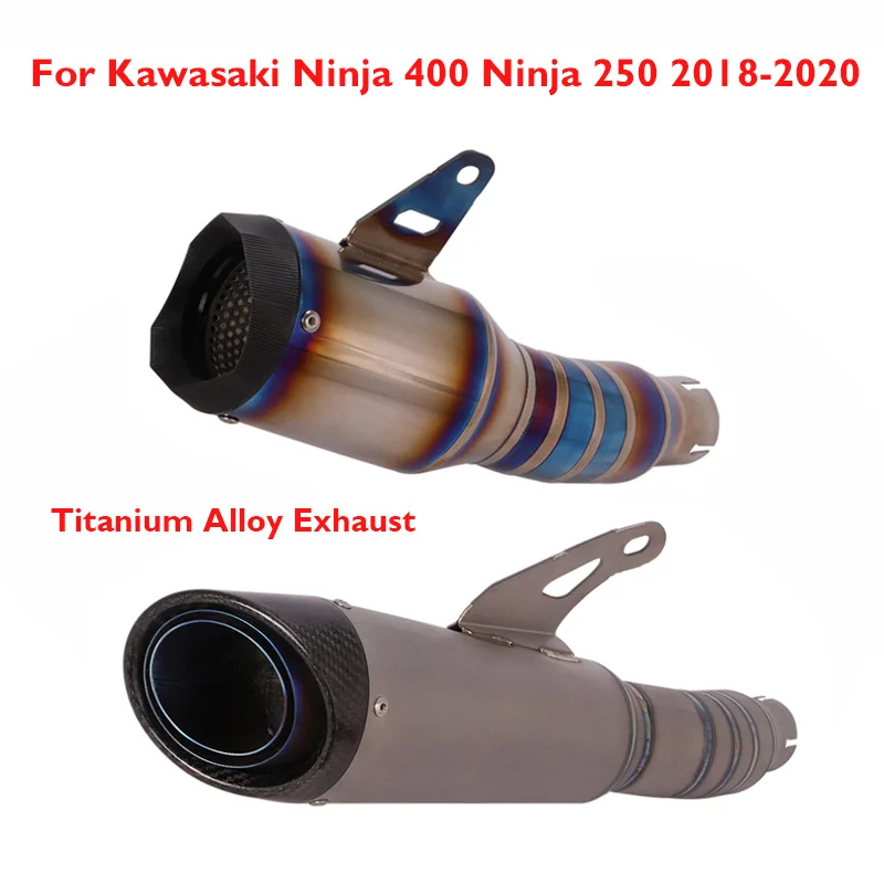 Мотоцикл выхлопной наконечник из титанового сплава без шнуровки Escape глушитель