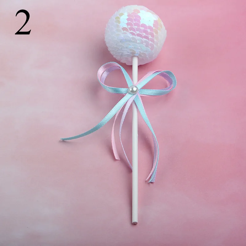 white ball 1 шт. блестящие серьги-бусины с блестками торт топперы день рождения Свадебный Праздничный торт флаг украшения детский душ торт Топпер вечерние поставки - Цвет: white ball