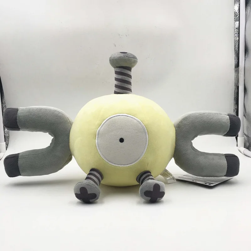 

New 2 Styles 24*40cm Shiny Magnemite Plush Doll Soft Stuffed Dolls For Best Gifts
