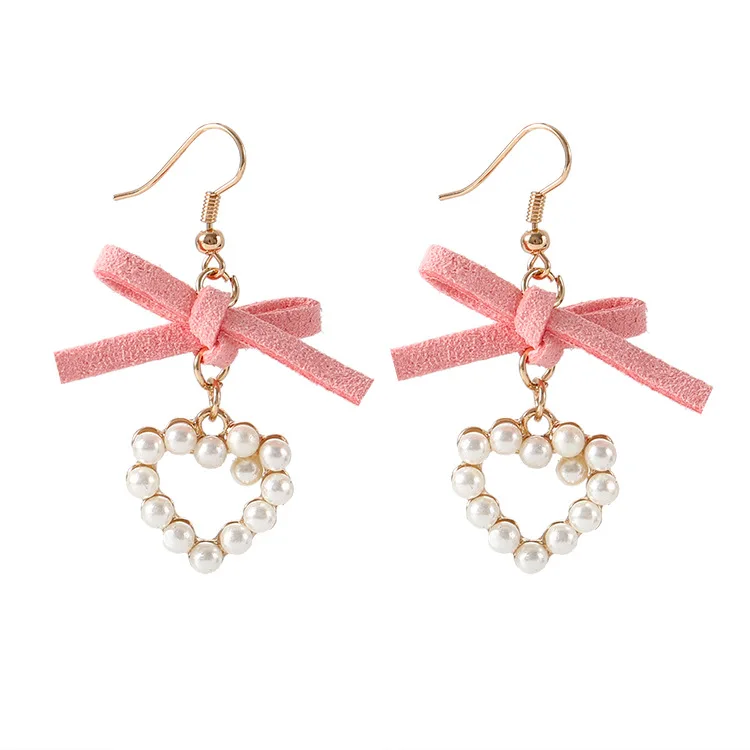 Корейская версия личности диких сетей красного лица тонкие серьги женский Tide