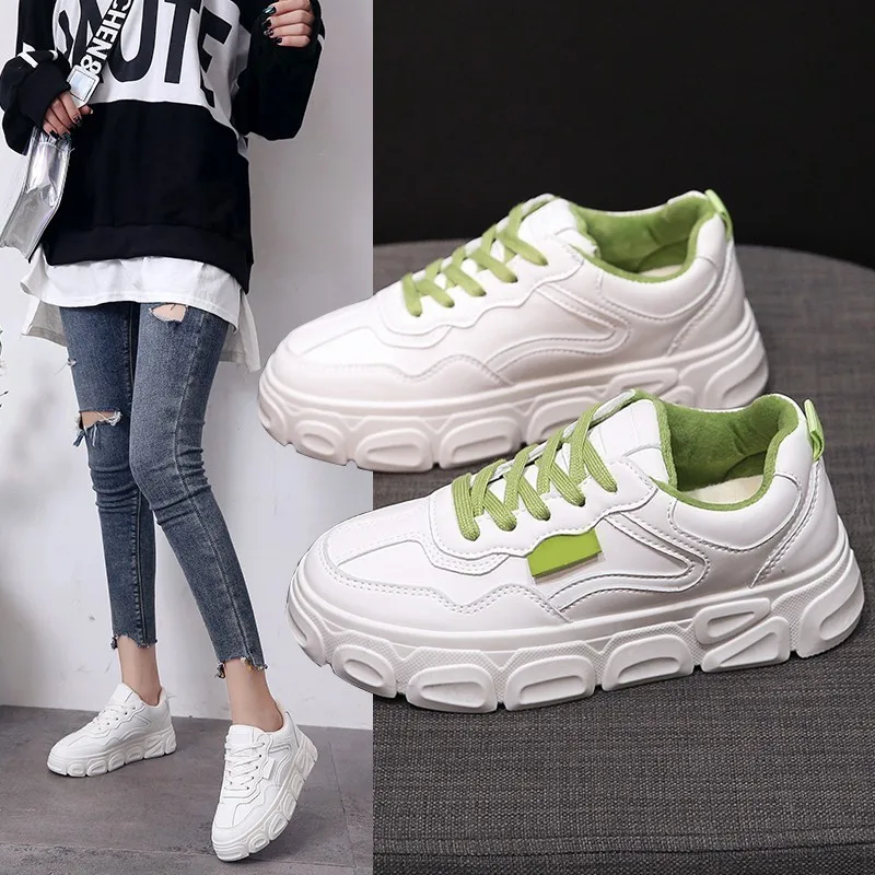 

2020 Women Sneakers Fashion Casual Shoes Woman Comfortable Breathable Mesh Flats Female Platform Vulcanized Shoes U13-59