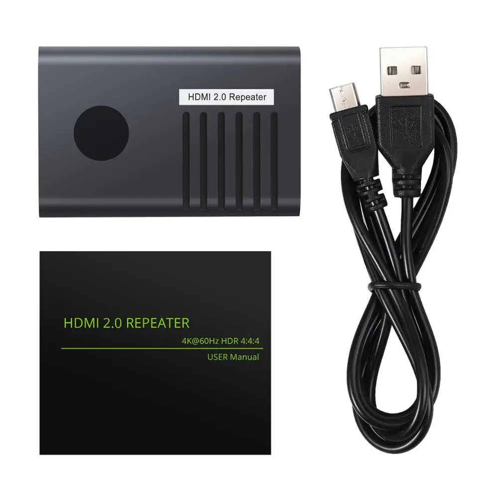 ESYNiC мини hdmi повторитель 60M 4K 2160P 3D HDMI 2 0 удлинитель переходник для бустера ПК DVD Sky HD
