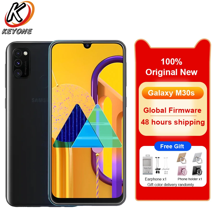 Мобильный телефон Samsung Galaxy M30s 6 4 дюйма ГБ ОЗУ 128 Гб ПЗУ Восьмиядерный процессор