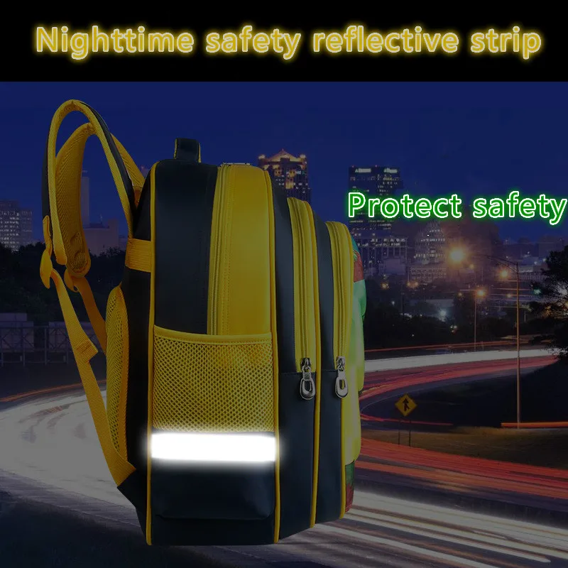 Waterproof Children School Bags For Boys Orthopedic Kids Cartoon primary School Backpacks Schoolbags Kids Mochila Infantil Zip