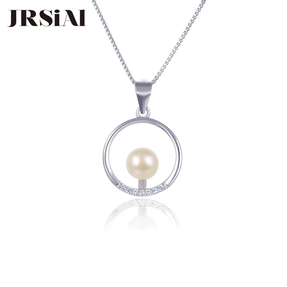 JRSIAL Подвеска из стерлингового серебра 925 пробы с жемчугом креативное ожерелье