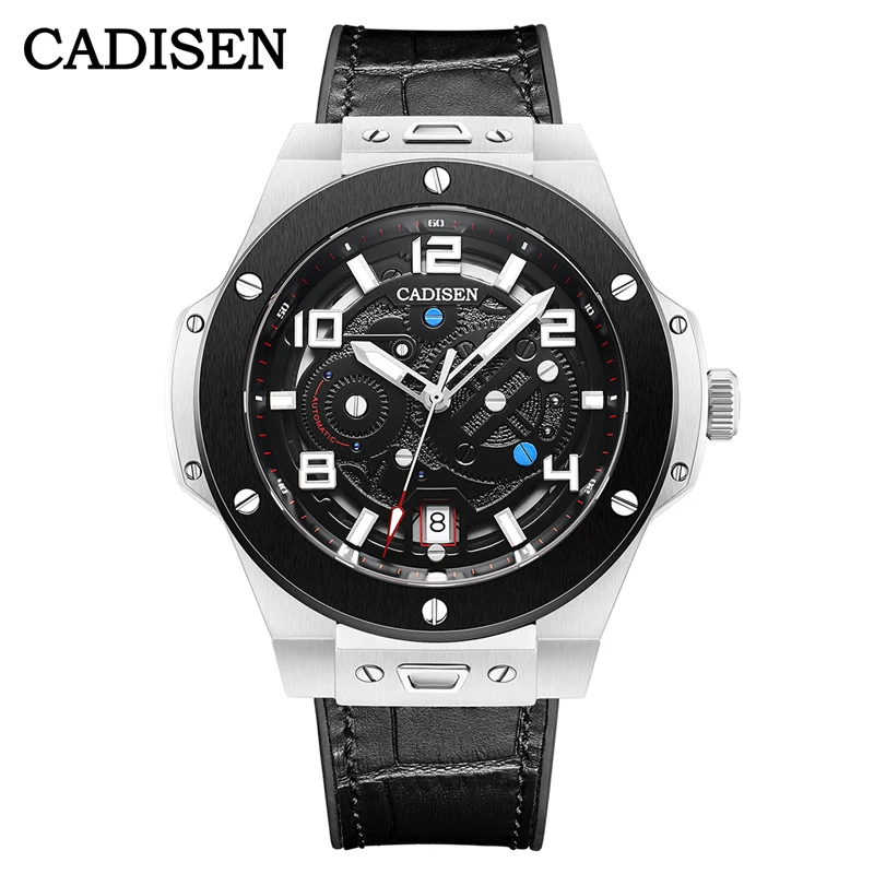 

New CADISEN Series Mechanical Watches Luxury Brand Men's Automatic Calendar Watch Business Waterproof Shockproof Luminous Clock