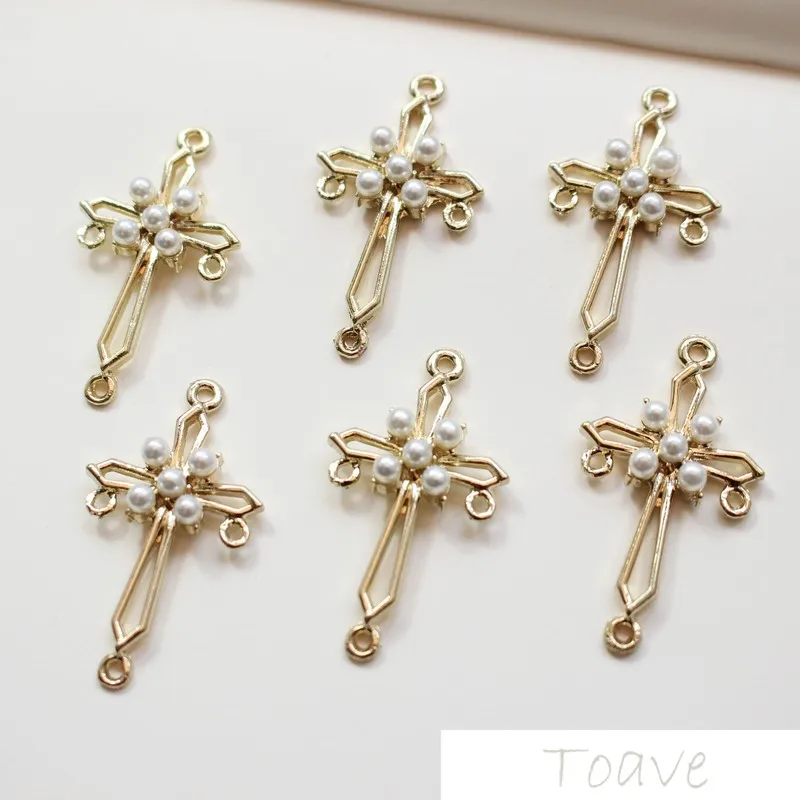 

Серьги-подвески из сплава с жемчугом