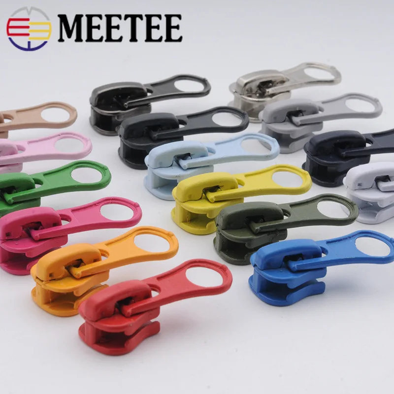 Meetee 20 штук 5 # разъемная застежка молния на устойчивом металлическом пулер