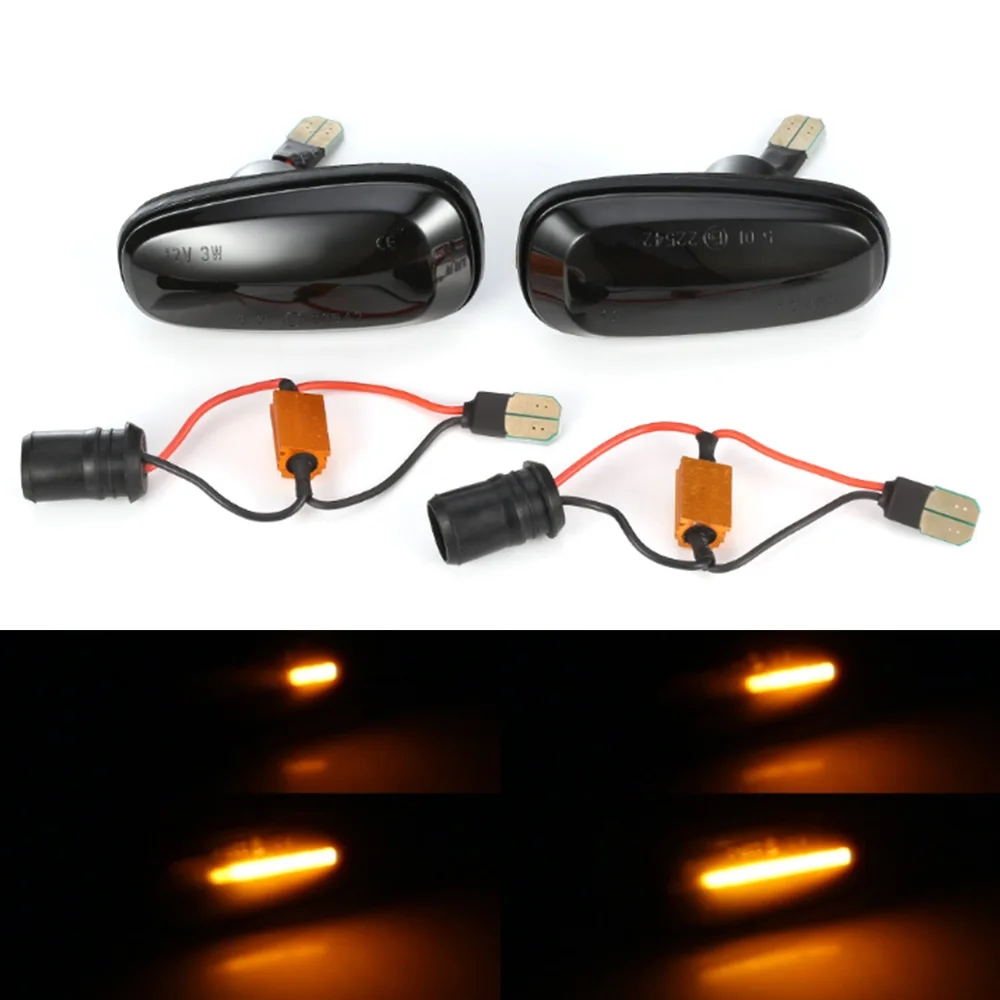 2 шт. светодиодный динамический сигнал поворота светильник для Opel Vectra Zafira A 1999 2005