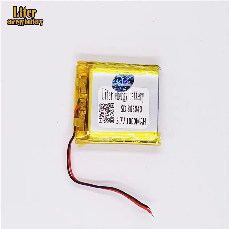 Размер 803040 3 7 v 1000mah литий-полимерный аккумулятор с платой для Bluetooth Gsp цифровых