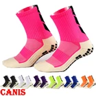Нескользящие спортивные носки унисекс, универсальные спортивные разноцветные хлопковые чулки для бега, футбола, баскетбола