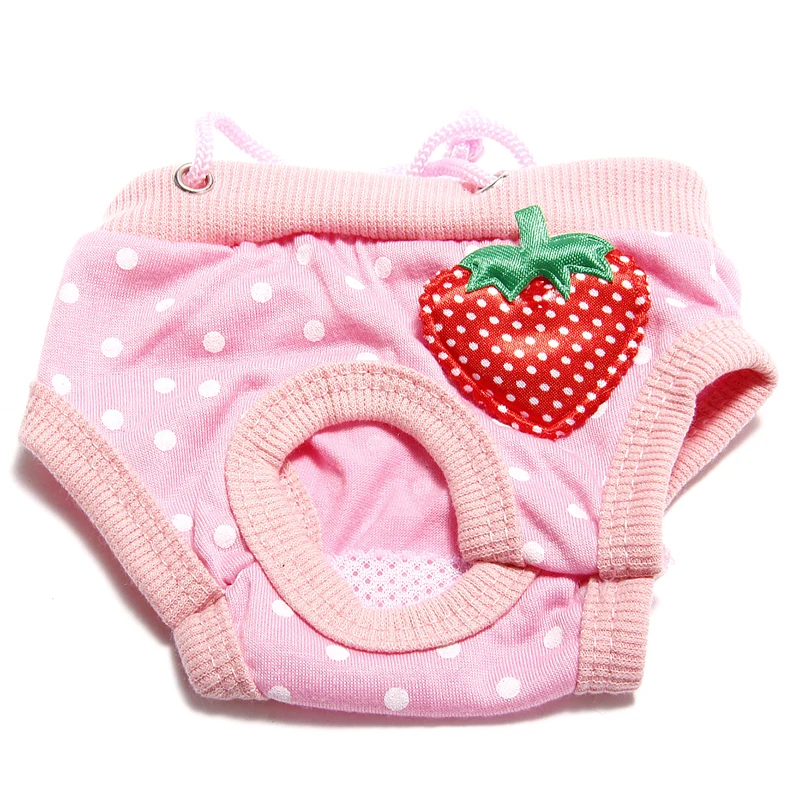 light pink Новинка, милые физиологические штаны для собак, гигиенические трусики для собак, трусы, Маленькие Средние подгузники для собак, товары для домашних животных, нижнее белье - Цвет: light pink