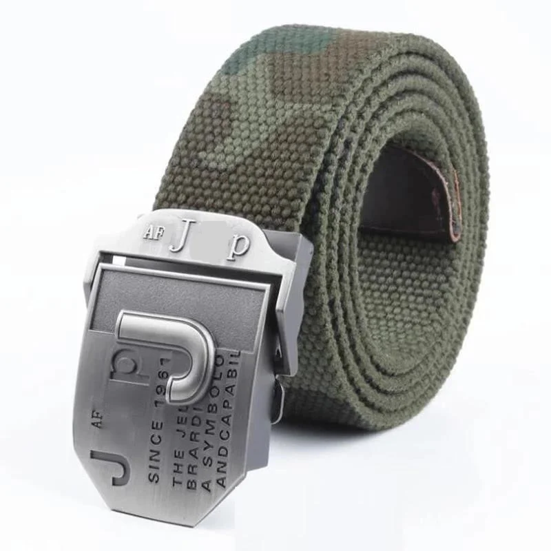 

Military Belts Men Casual Canvas Belts Male JP Metal Buckle Lenght 130CM Width 3.8CM Adjustable Mens Waist Belts Ceinture Homme