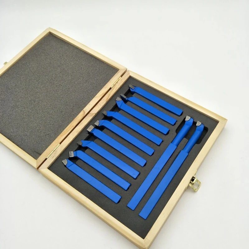 

11 Pcs Metal Carbide Welding Cutter 8mm 10mm Brazed Tipped Tool Bit Cutting Kit