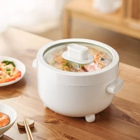multi cooker 2l electric food steamer cooking pot non stick ceramic liner frying pan cooking egg hotpot instant noodles