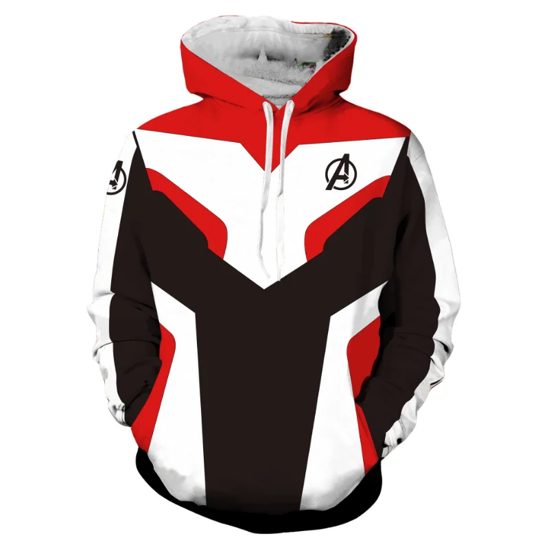 1pc the endgame quantum realm hoodie men women zipper hooded pullover coat 3d printed sweatshirt jacket cosplayhot sale free global shipping