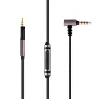 Сменный аудиокабель для-Sennheiser Momentum 2,0, Накладные наушники, посеребренные кабели, шнуры с микрофоном