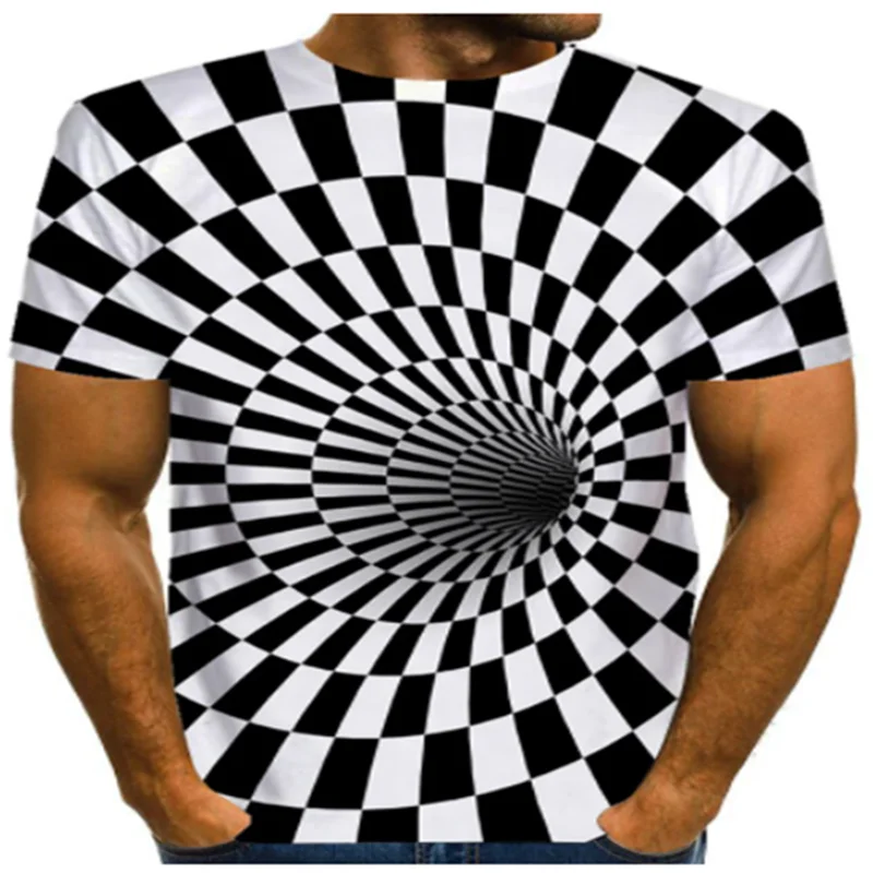 Футболка с коротким рукавом и принтом пейзажа | Мужская одежда