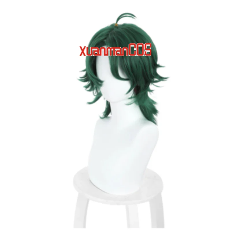 Купи SK8 the Infinity Joe Cosplay Wig Green Short Heat Resistant Synthetic Hair за 1,311 рублей в магазине AliExpress