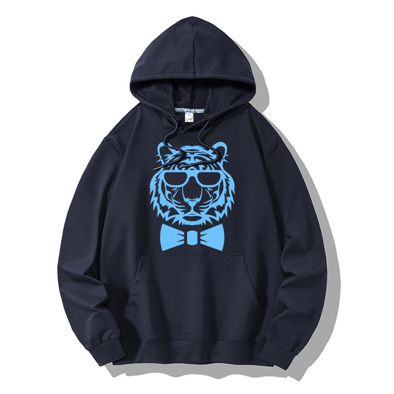 

Casual Mens Hooded Spring New 2021 Tiger Head Pattern Hoodies Cartoon Streetwear Men Hip Hop Fashion Funny Sweatshirtsbang Xxl