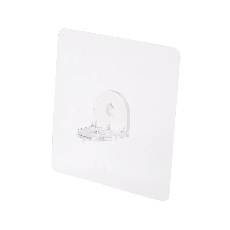 

Transparent Wall Hooks Waterproof Oilproof Self Adhesive Hooks Reusable Seamless Hanging Hook for Kitchen Bathroom Office Hooks