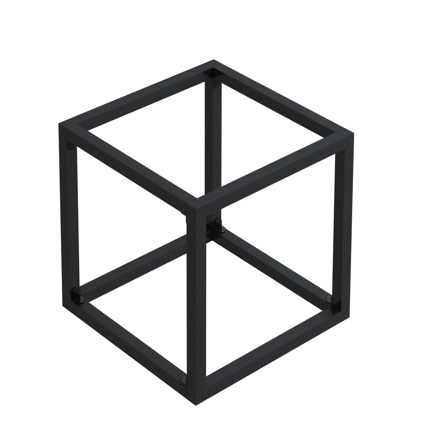 DIYHD напольная полка потолочная Монтажная коробка Трубная полка кронштейн, черная плоская полка для труб, без деревянной коробки - Цвет: 1 layer bracket