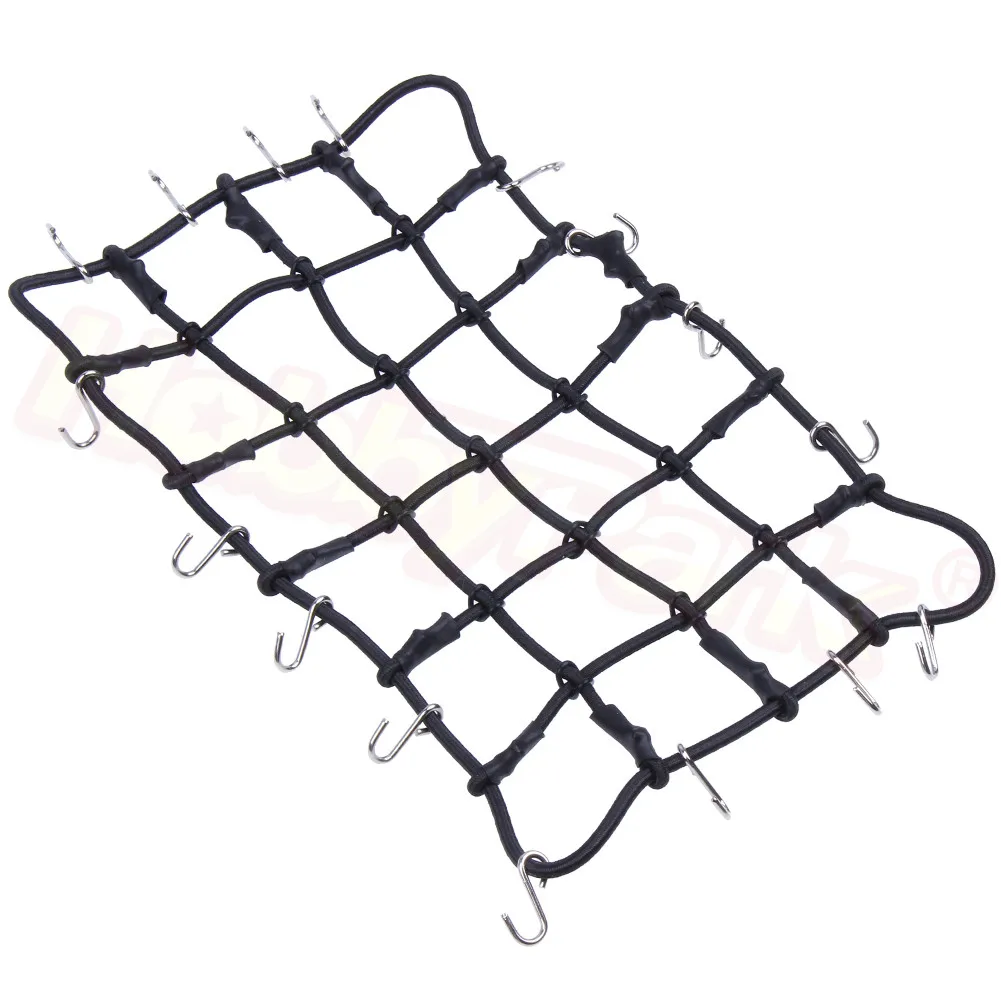 1/10 RC Elastic Luggage Net with Hook for 1:10 Crawler Traxxas Trx-4 Trx4 Axial SCX10 90046 Tamiya CC01 RC4WD D90 Redcat Gen7 | Игрушки и