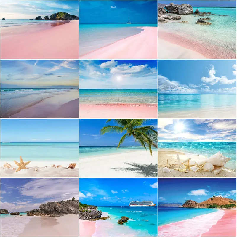 

Diy 5D Diamond Painting Mosaic Cross Stitch Set Crafts Home Decoration Pink Beach Poster Picture Landscape Handmade Decor Gifts