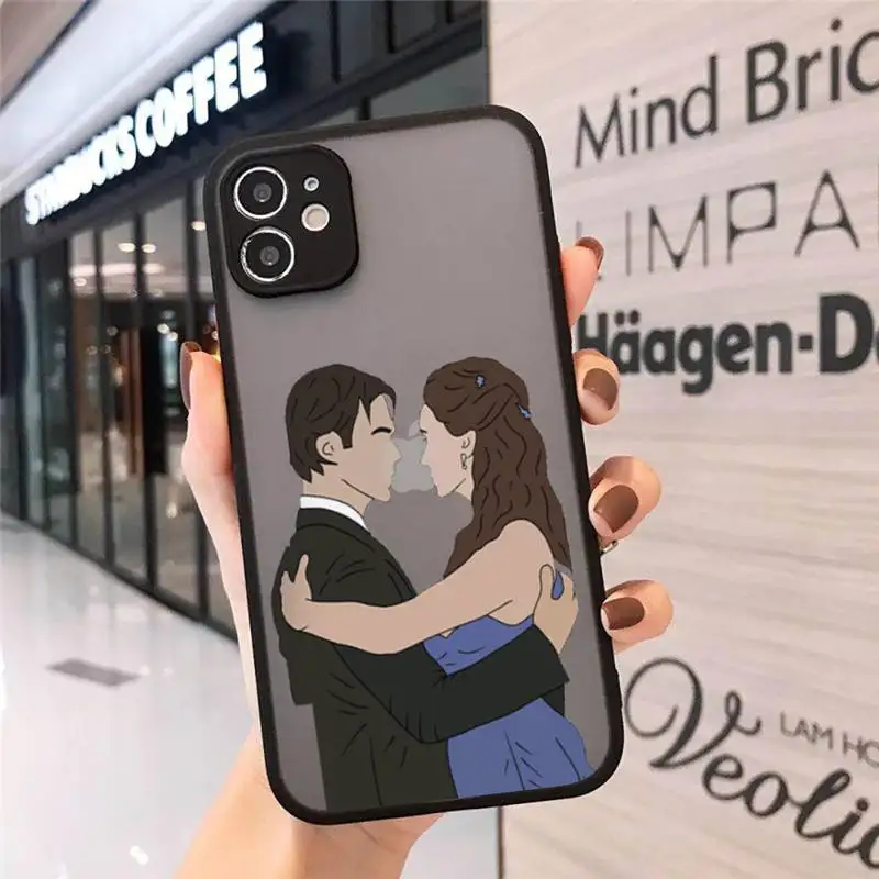 

The Vampire Diaries Damon luxury Phone Case cover matte transparent For iphone 7 8 11 12 plus mini x xs xr pro max cover
