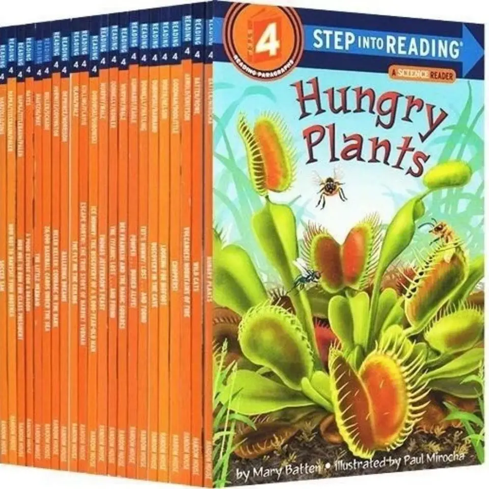 27 Books 5-12 Year Children's English Learning Textbook Early Education book English Picture Books Step into Reading Grade 4