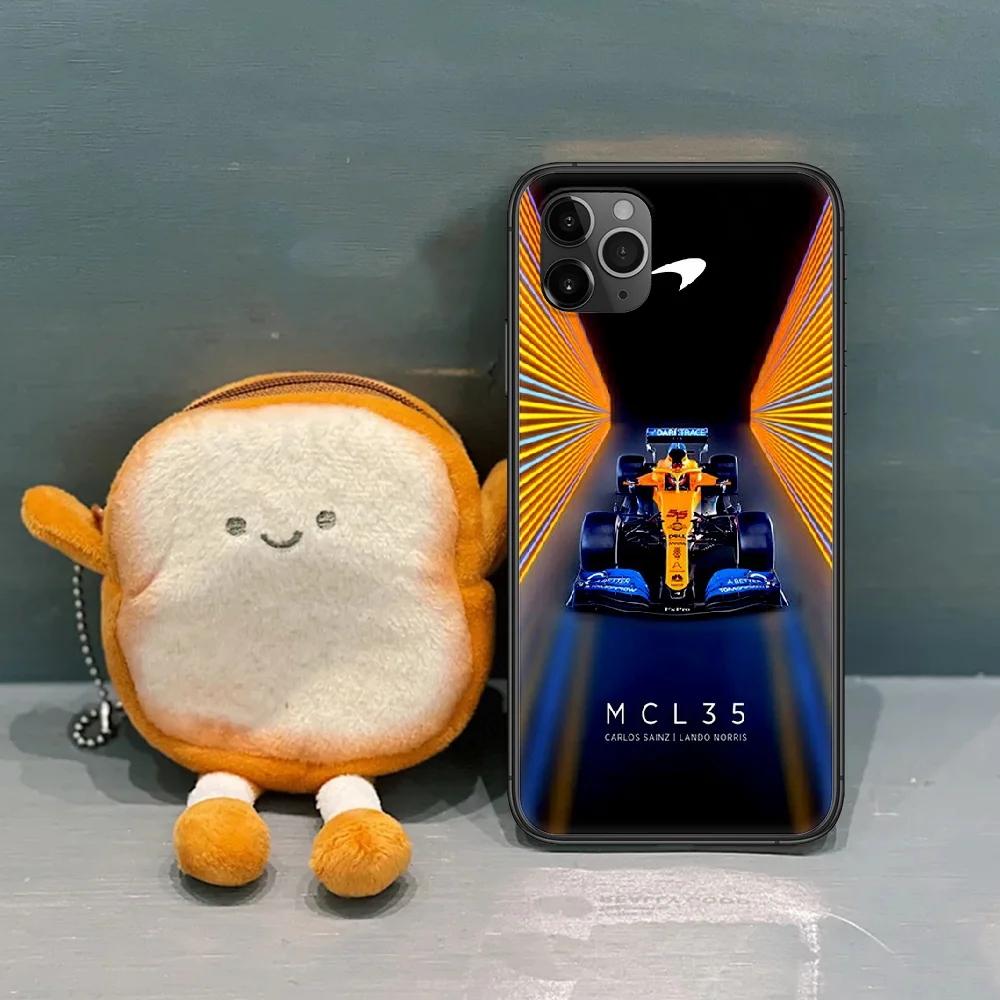 

Racing Mclaren Car Phone Case Cover Hull For iphone 5 5s se 2020 6 6s 7 8 11 12 mini plus X XS XR PRO MAX black Back 3D Shell