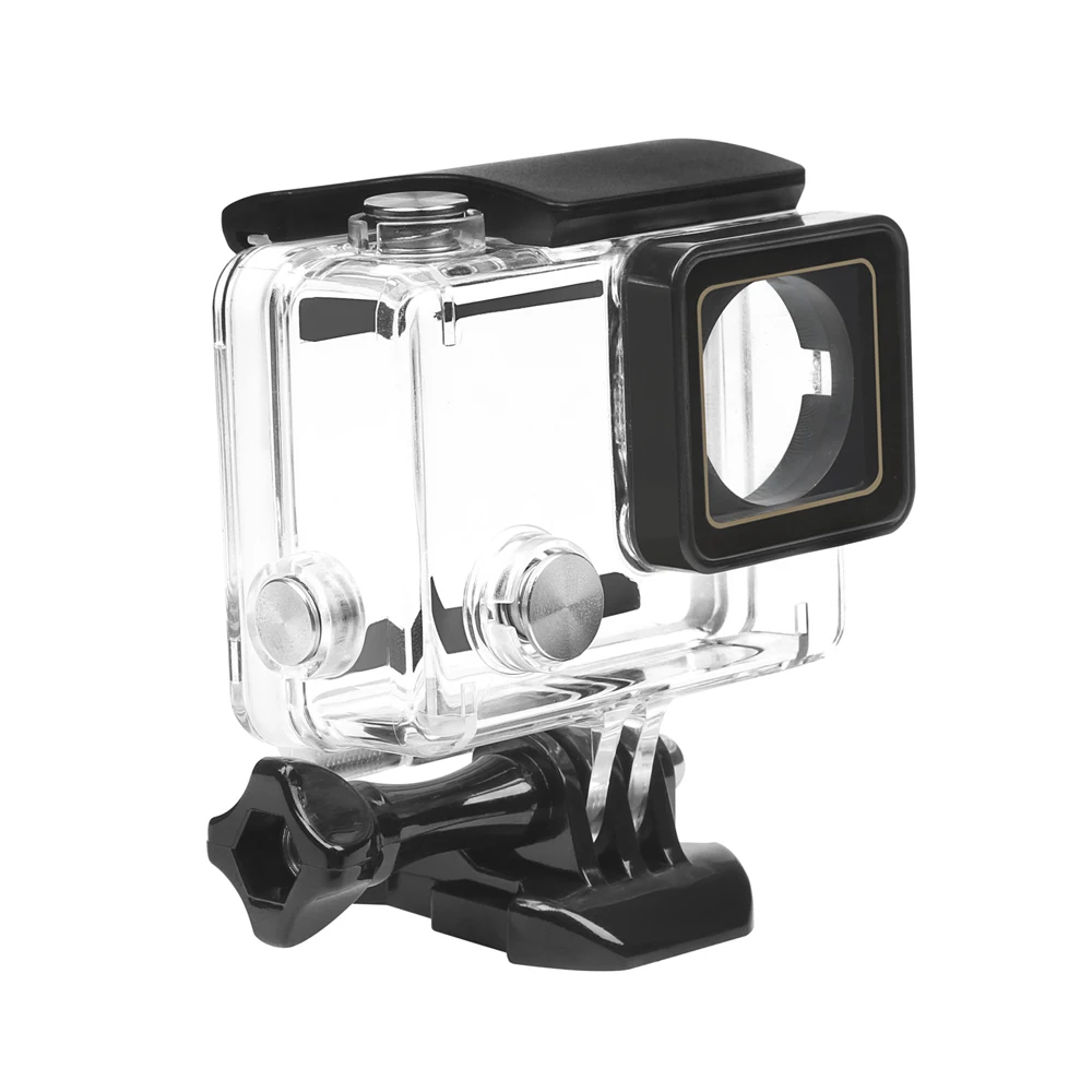 30 м водонепроницаемый чехол для GoPro Hero 4 3 + черный серебряный экшн-камера с