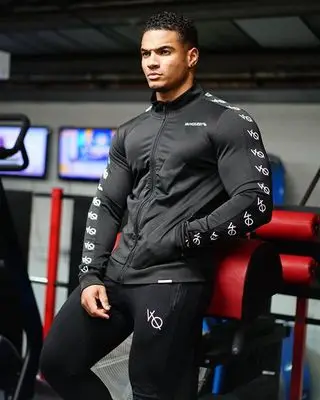 Костюм спортивный Мужской Быстросохнущий свободный костюм комплект одежды для