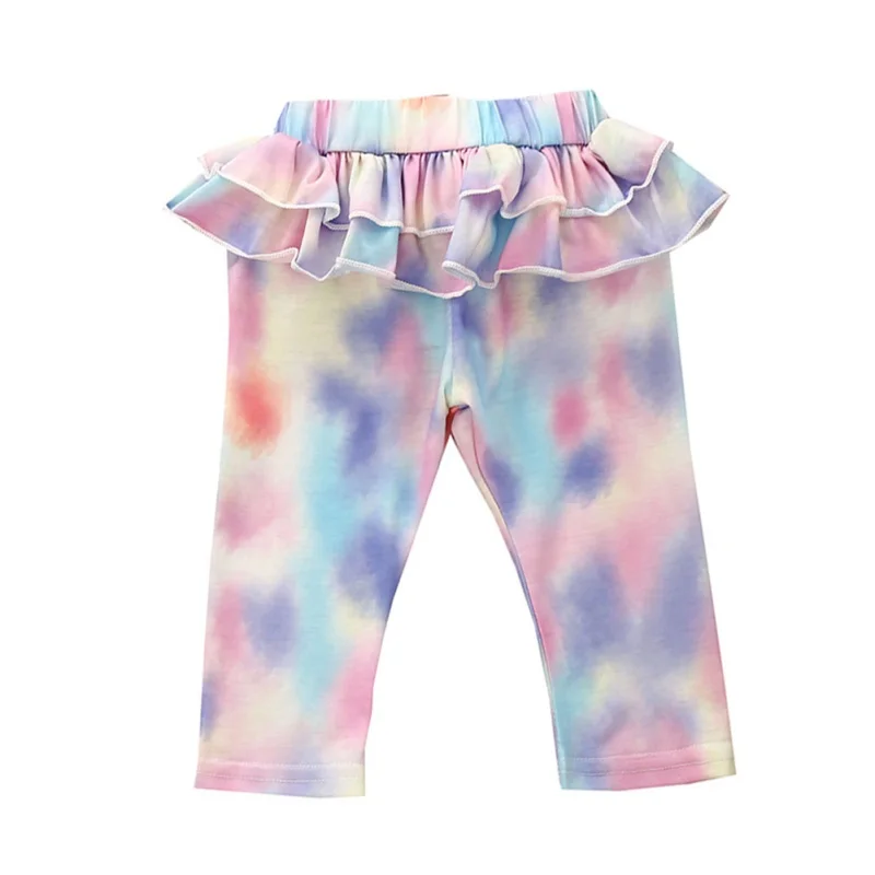 

Baby Girl Outfit Set Newborn Toddler Girls Clothes Ruffle Flower Long Sleeve Romper Bodysuit +Pants+ Infant Clothes Set
