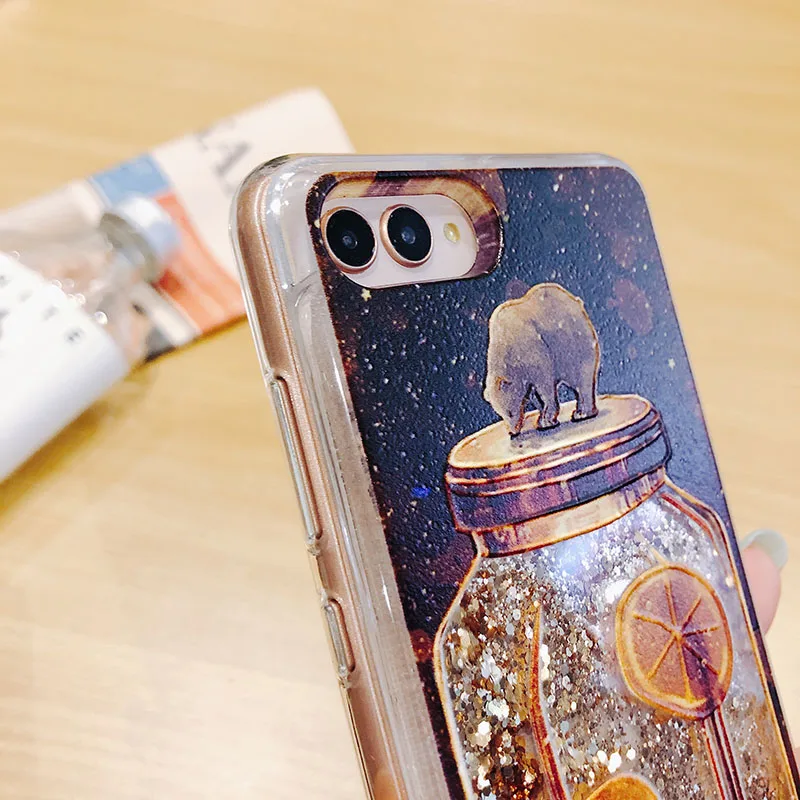 Роскошный чехол с сыпучим песком для Huawei honor 9 10 v10 nova 2s 3i 3e Plus задняя крышка P10 P20 P30