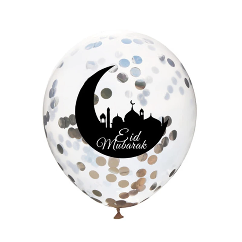 5 шт воздушные шары Eid Mubarak Happy ИД шар счастливый Рамадан мусульманские