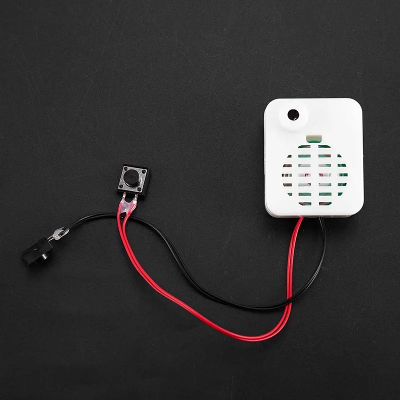 Electronic Button Music Box Recordable Voice Module Recording Sound Movement Toy Supplies Gifts | Электроника