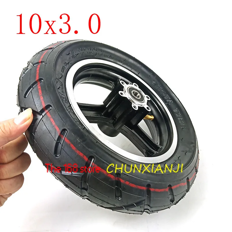 Супер 10 дюймов пневматическая колесная 10x3.0 камера шины и сплавный диск тормозные диски для электрического скутера балансировки ХОВЕРБОРДА 10*3,0 шины