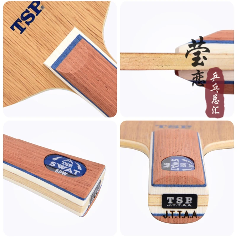 

Original TSP SWAT 5PW table tennis blade fast attack with loop fast speed good in control table tennis racket ping pong racket