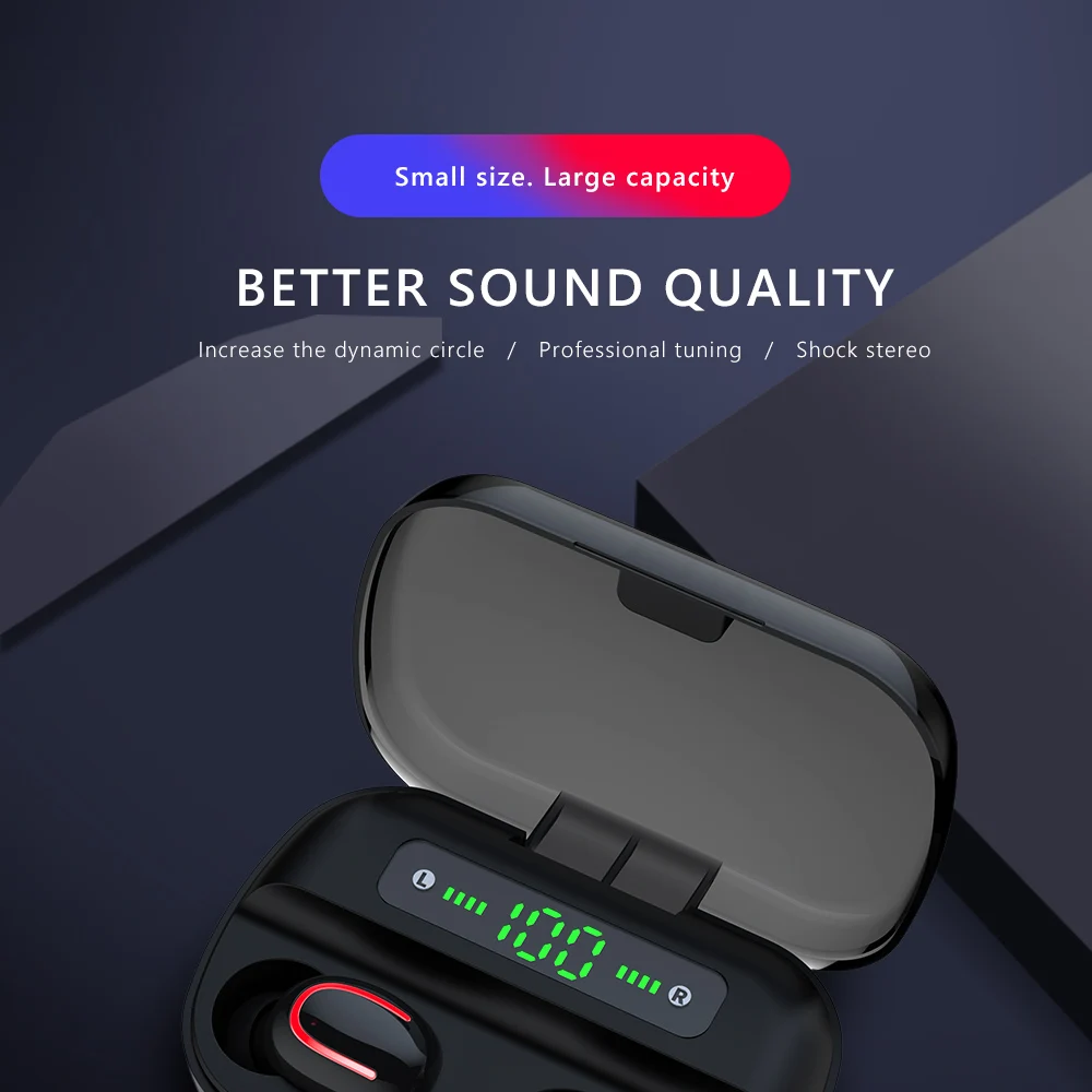 Q82 TWS беспроводные наушники 8D стерео мини Bluetooth наушники 5,0 с двойным микрофоном спортивные водонепроницаемые наушники гарнитура для автоматического сопряжения