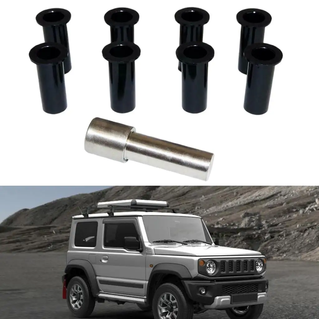 

9 Pieces Auto Door Hinge Bushing Set RT25005 Replace for Jeep Wrangler JK 2007 to 2018