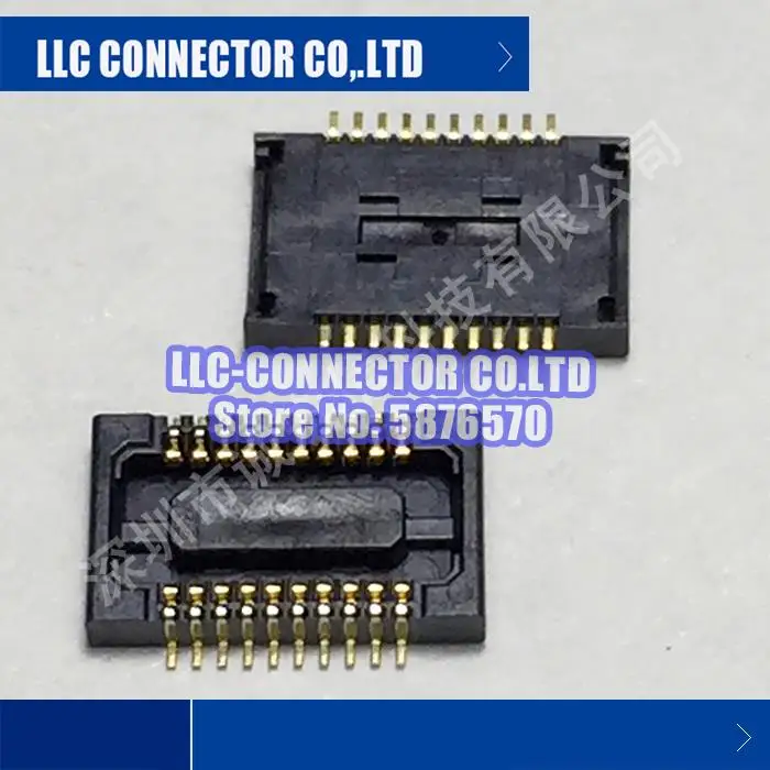 

20 pcs/lot DF30FC-20DS-0.4V legs width:0.4MM 20PIN Board to board Connector 100% New and Original