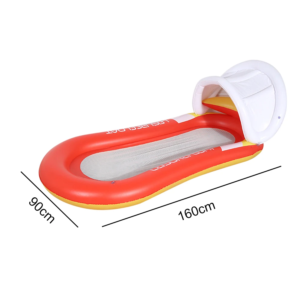 

Water Hammock Swimming Pool Beach Water Hammock In Air Mattress Lounger Floating Sleeping Cushion Summer Inflatable Air Bed