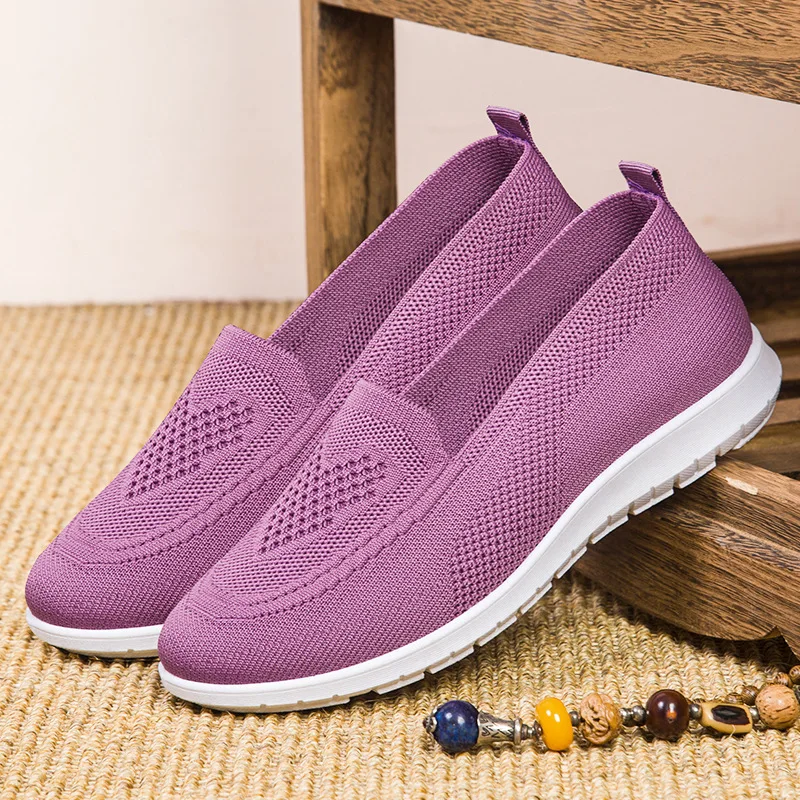 

Women Sneakers Woman Heart-shaped Vulcanized Lady Running Shoe For Female Slip on Mesh Breathable Sports Shoes Women's Footwear