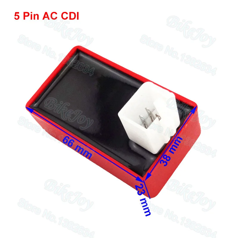 5 контактов AC CDI Коробка зажигания + Свеча A7TC для китайского 50cc 70cc 90cc 110cc 125cc 150cc