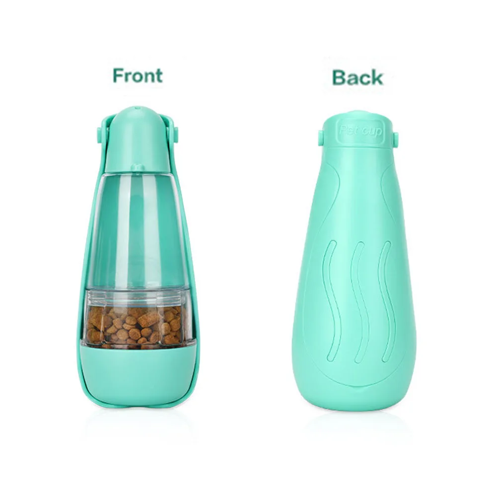 

Practical Outdoor Walking Puppy Anti Backflow Feeder Dog Water Bottle Drinking Leak Proof Food Bowl Travel Hiking Portable